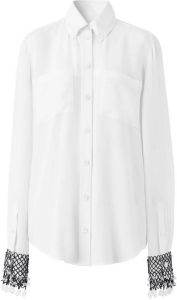Burberry Zijden blouse Wit