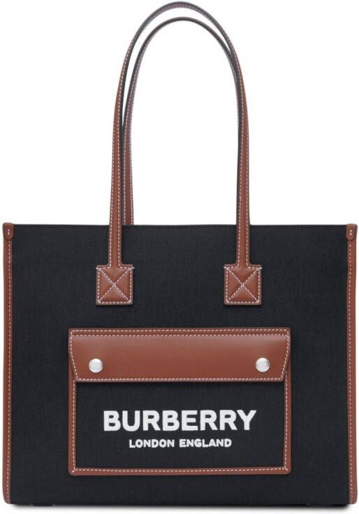 Burberry Freya kleine shopper Zwart