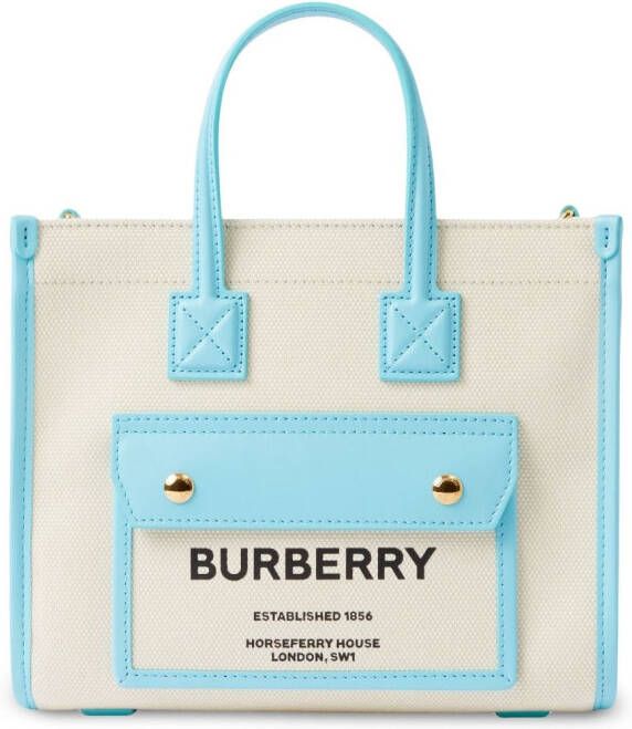 Burberry Freya shopper met Horseferry print Beige