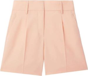 Burberry Geplooide shorts Roze