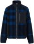 Burberry Geruit jack Blauw - Thumbnail 1