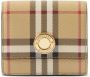 Burberry Geruite portemonnee Beige - Thumbnail 1