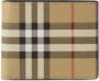 Burberry Geruite portemonnee Bruin - Thumbnail 1