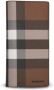Burberry Geruite portemonnee Bruin - Thumbnail 1