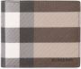 Burberry Geruite portemonnee Bruin - Thumbnail 1