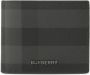 Burberry Geruite portemonnee Zwart - Thumbnail 1