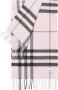 Burberry Geruite sjaal Roze - Thumbnail 1