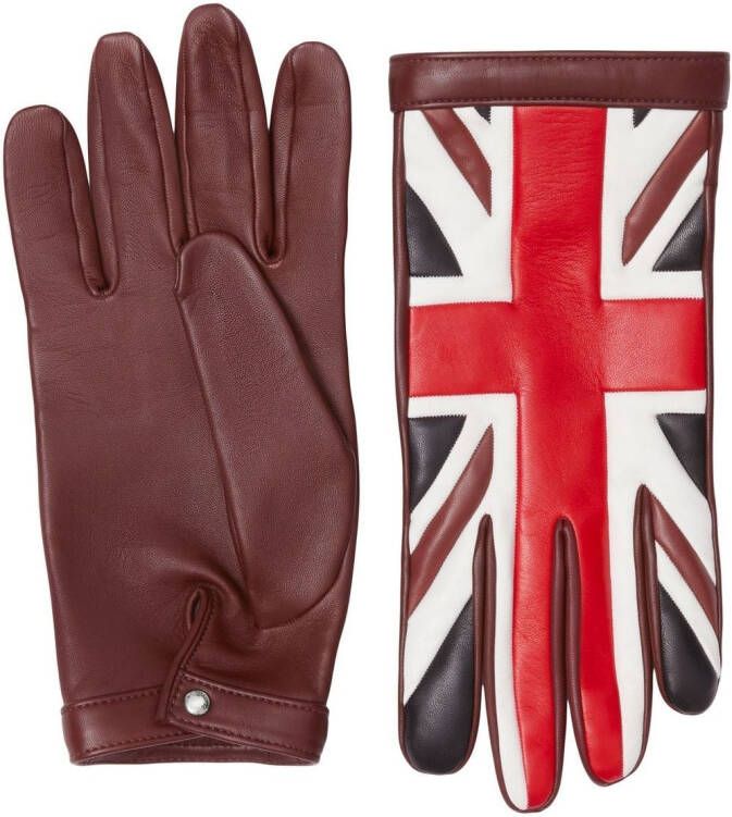 Burberry Handschoenen met gelakte afwerking Rood