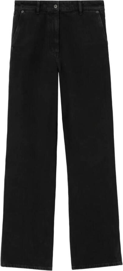 Burberry High waist broek Zwart