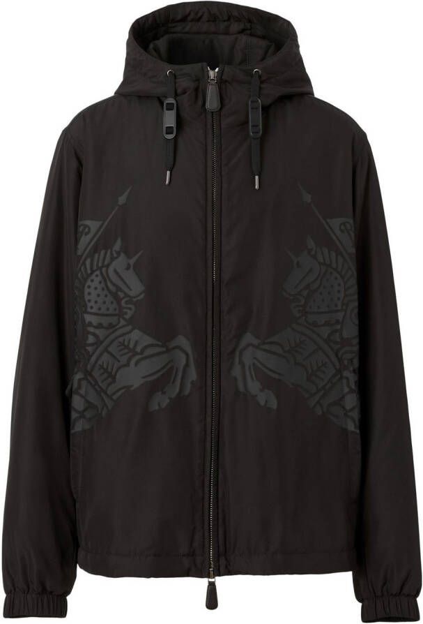 Burberry Jack met print Zwart
