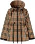 Burberry Vintage Check jack met capuchon en logoband Beige - Thumbnail 1