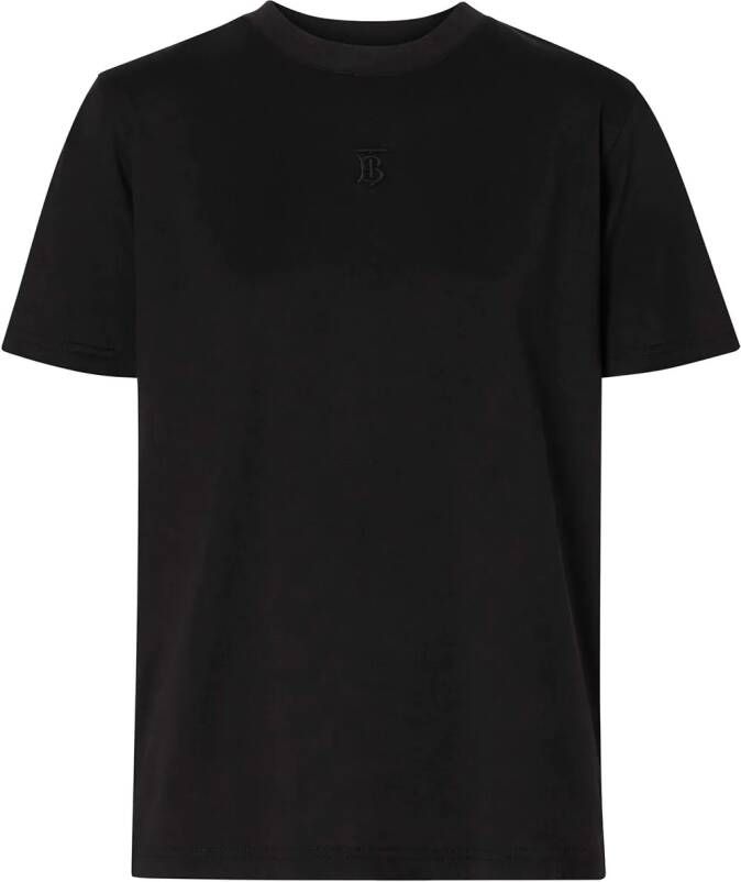 Burberry Katoenen T-shirt Zwart