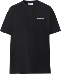 Burberry Katoenen T-shirt Zwart