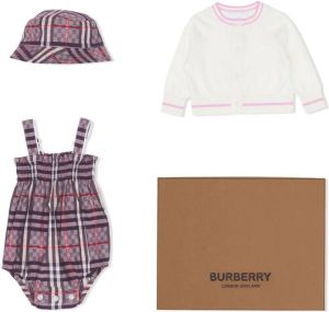 Burberry Kids Baby cadeauset Roze
