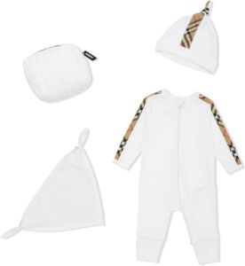 Burberry Kids Driedelige cadeauset Wit