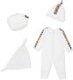 Burberry Kids Driedelige cadeauset Wit - Thumbnail 1