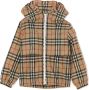 Burberry Kids Geruit jack Beige - Thumbnail 1