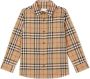 Burberry Kids Geruit shirt Beige - Thumbnail 1