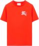 Burberry Kids Katoenen T-shirt Oranje - Thumbnail 1