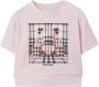 Burberry Kids Katoenen T-shirt Roze - Thumbnail 1