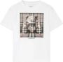 Burberry Kids Katoenen T-shirt Wit - Thumbnail 1