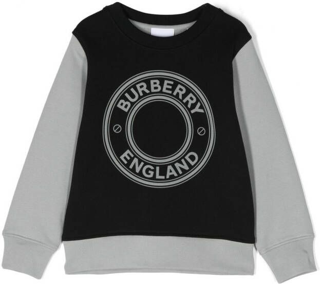 Burberry Kids Sweater met logoprint Zwart