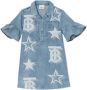 Burberry Kids Mini-jurk met monogramprint Blauw - Thumbnail 1