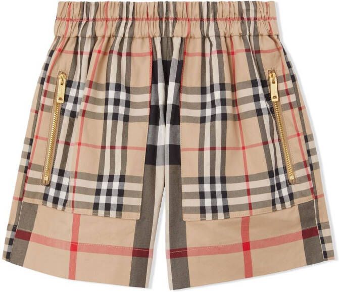 Burberry Kids Vintage Check shorts Beige