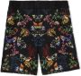 Burberry Kids Shorts met bloe print Zwart - Thumbnail 1