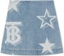 Burberry Kids Spijkershirt met sterrenprint Blauw - Thumbnail 1