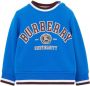 Burberry Kids Sweater met logoprint Blauw - Thumbnail 1