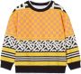 Burberry Kids Sweater met print Oranje - Thumbnail 1