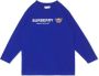 Burberry Kids T-shirt met beerprint Blauw - Thumbnail 1