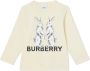Burberry Kids T-shirt met dierenprint Beige - Thumbnail 1