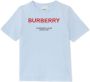 Burberry Kids T-shirt met Horseferry-print Blauw - Thumbnail 1