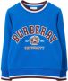 Burberry Kids T-shirt met logoprint Blauw - Thumbnail 1