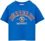 Burberry Kids T-shirt met logoprint Blauw - Thumbnail 1