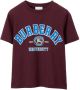 Burberry Kids T-shirt met logoprint Rood - Thumbnail 1