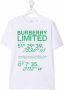 Burberry Kids T-shirt met logoprint Wit - Thumbnail 1