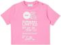 Burberry Kids T-shirt met print Roze - Thumbnail 1