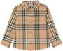 Burberry Kids Geruit shirt Beige - Thumbnail 1