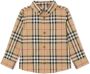 Burberry Kids Geruit shirt Beige - Thumbnail 1