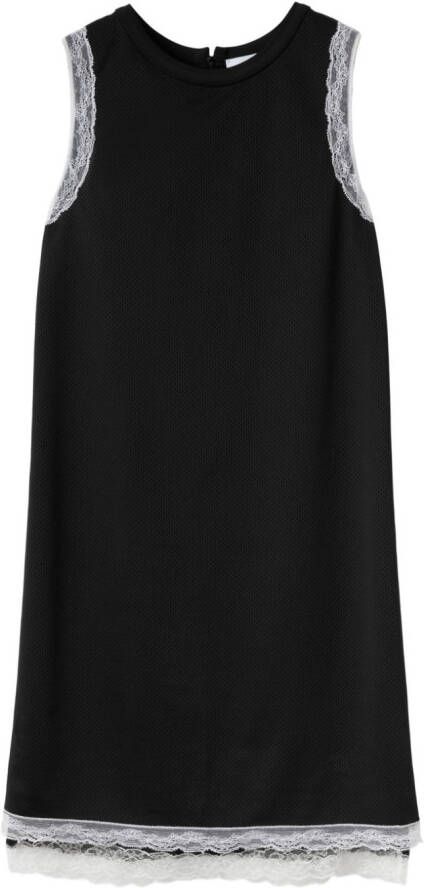 Burberry Mini-jurk met kant Zwart