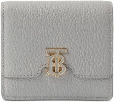 Burberry Leren portemonnee Grijs