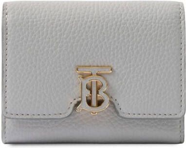 Burberry Leren portemonnee Zilver