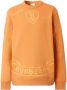 Burberry Sweater met geborduurd logo Oranje - Thumbnail 1
