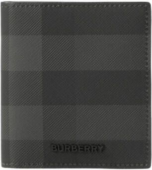 Burberry Portemonnee met logo Zwart