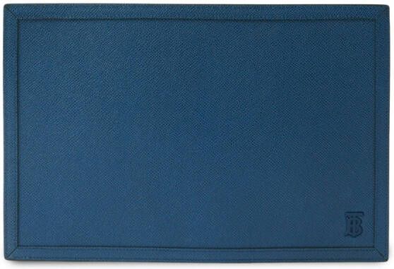 Burberry Portemonnee met logoplakkaat Blauw