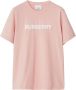 Burberry T-shirt met logoprint Roze - Thumbnail 1