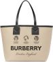 Burberry Shopper met logoprint Beige - Thumbnail 1